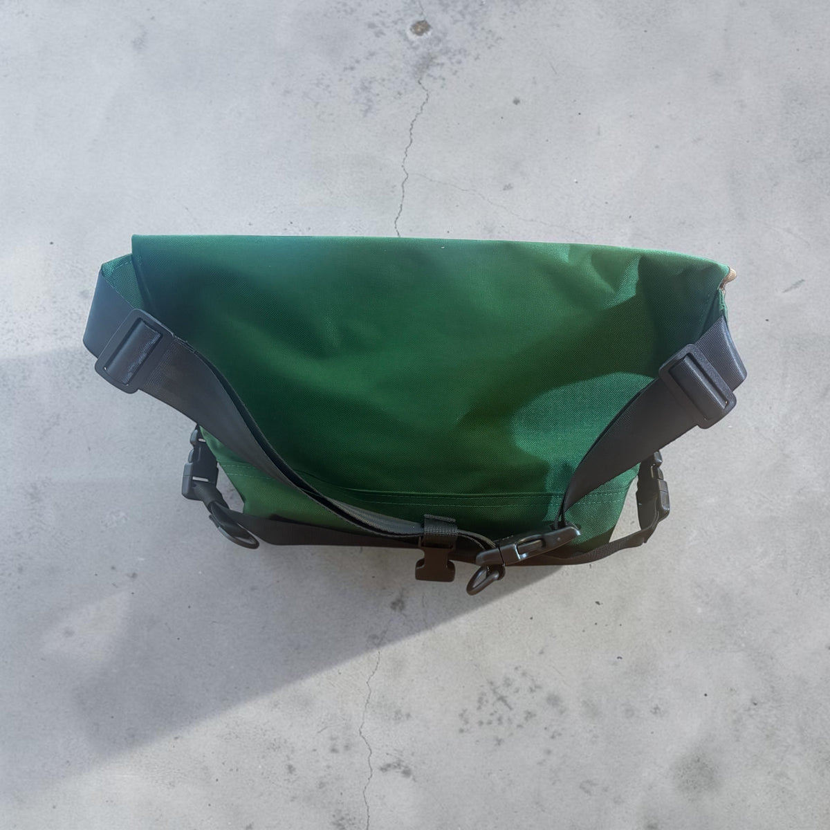 Xtra small Forest Green with tan sling