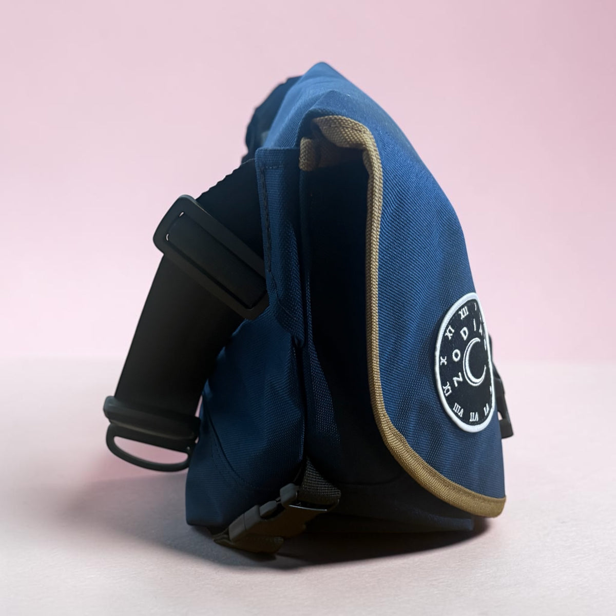 Xtra small Navy Blue with tan sling